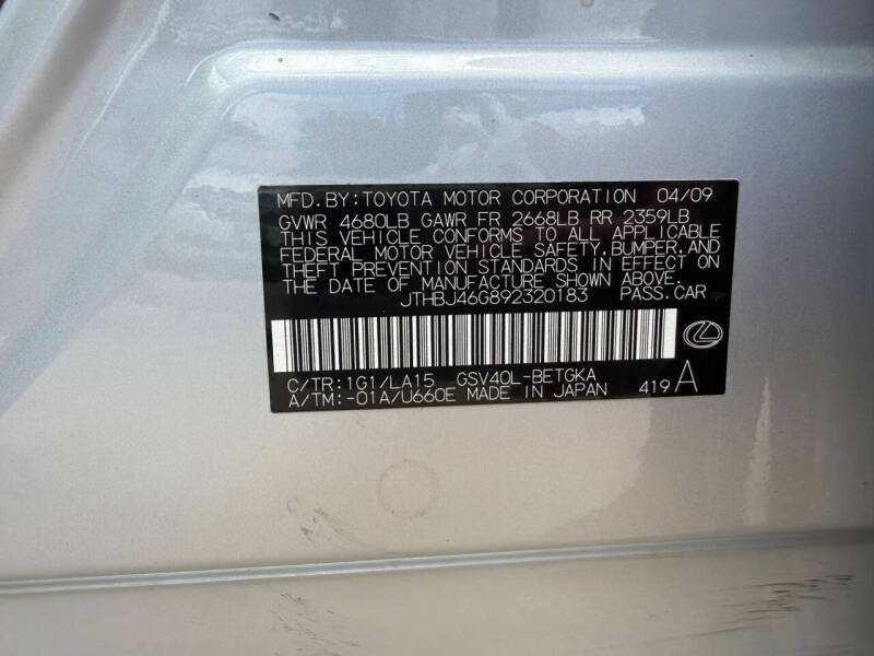 2009 Lexus ES 350