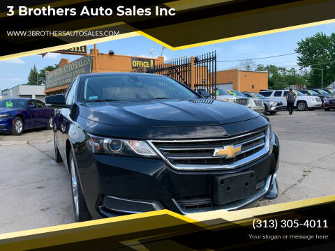 2015 Chevrolet Impala for sale at 3 Brothers Auto Sales Inc in Detroit MI