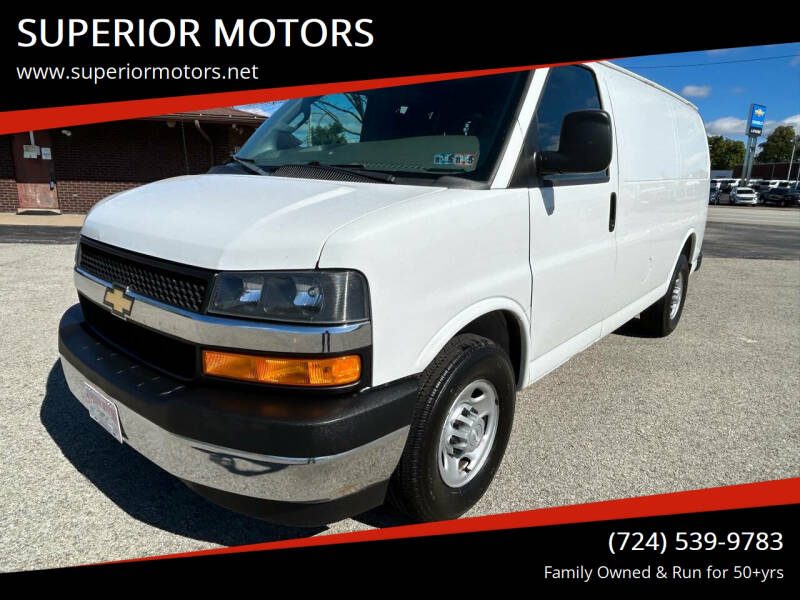 2018 Chevrolet Express for sale at SUPERIOR MOTORS in Latrobe PA