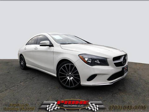 2018 Mercedes-Benz CLA for sale at PRIME MOTORS LLC in Arlington VA