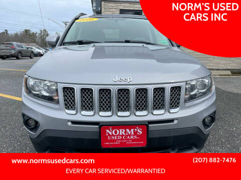 2016 Jeep Compass for sale at NORM'S USED CARS INC in Wiscasset ME