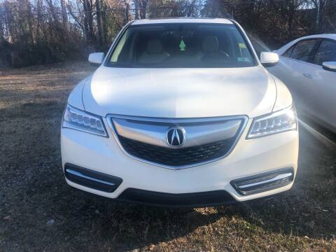 2016 Acura MDX for sale at Speed Global in Wilmington DE