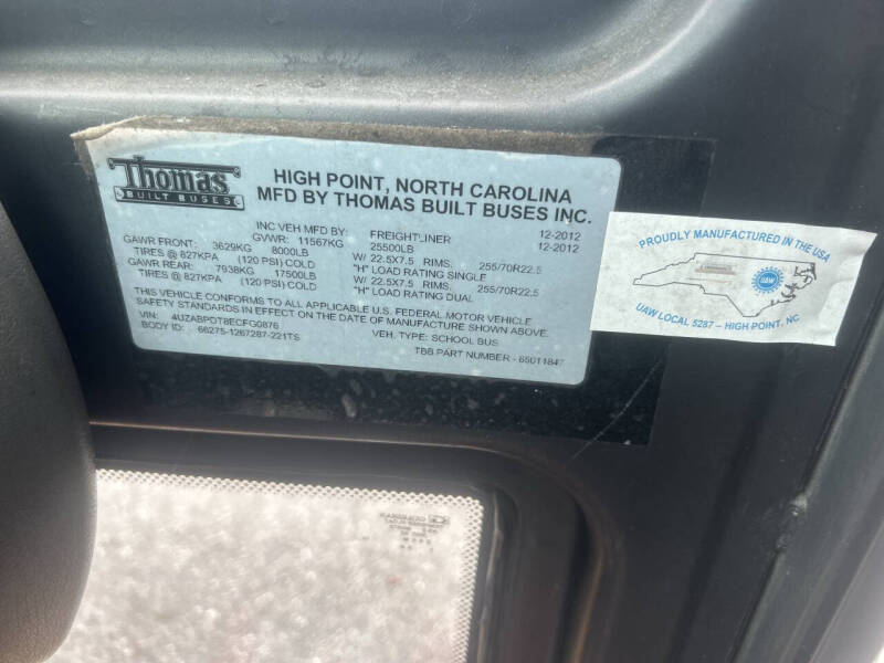 2014 Freightliner B2 Chassis