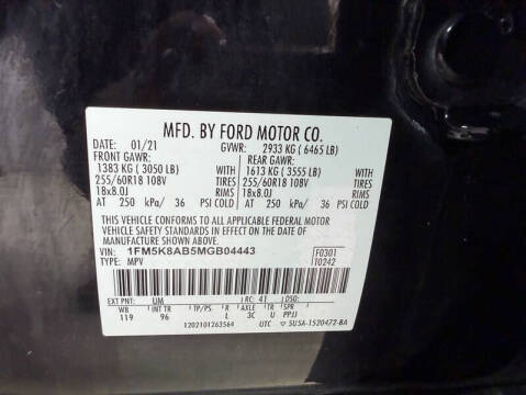 2021 Ford Explorer Police Interceptor Utility