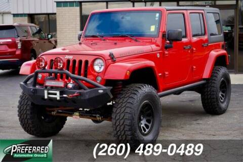 2015 Jeep Wrangler Unlimited for sale at Preferred Auto in Fort Wayne IN