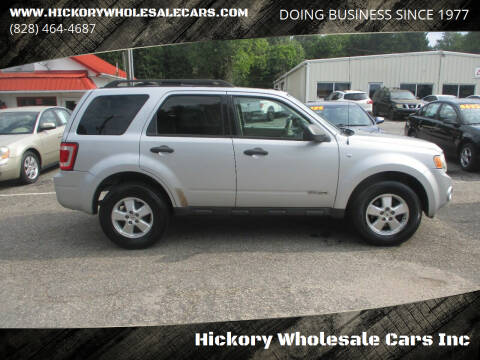 2008 Ford Escape for sale at Hickory Wholesale Cars Inc in Newton NC
