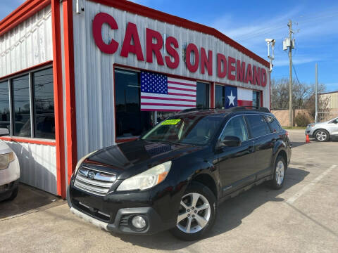 2014 Subaru Outback for sale at Cars On Demand 2 in Pasadena TX