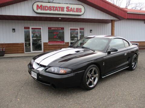 1996 Ford Mustang SVT Cobra for sale at Midstate Sales in Foley MN