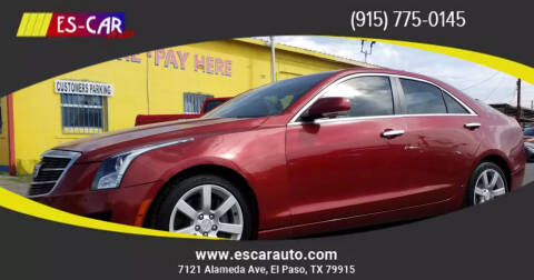 2015 Cadillac ATS for sale at Escar Auto - 9809 Montana Ave Lot in El Paso TX