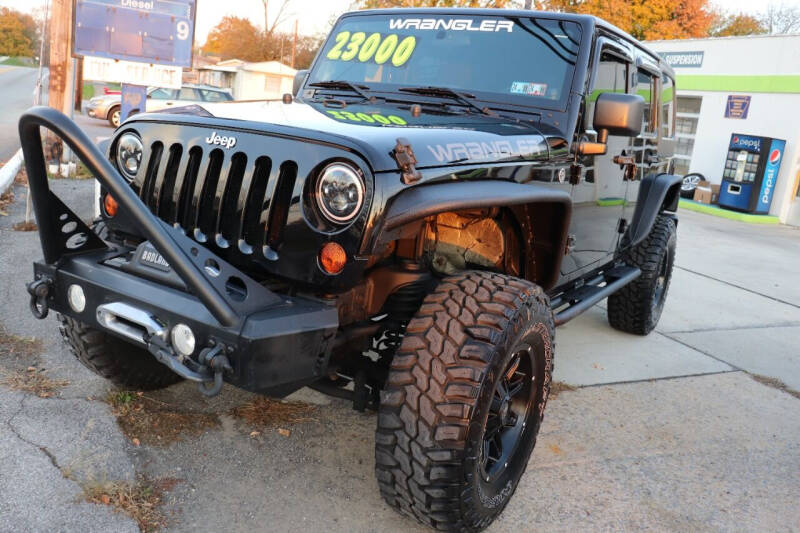 2013 Jeep Wrangler Unlimited for sale at Ginters Auto Sales in Camp Hill PA