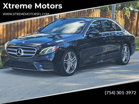 2017 Mercedes-Benz E-Class for sale at Xtreme Motors in Hollywood FL