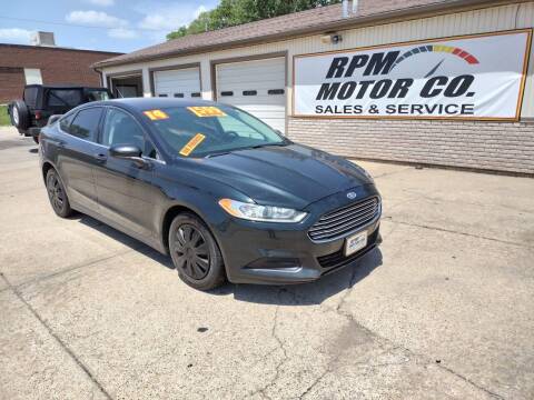 2014 Ford Fusion for sale at RPM Motor Company in Waterloo IA