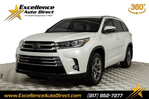 2018 Toyota Highlander for sale at Excellence Auto Direct in Euless TX