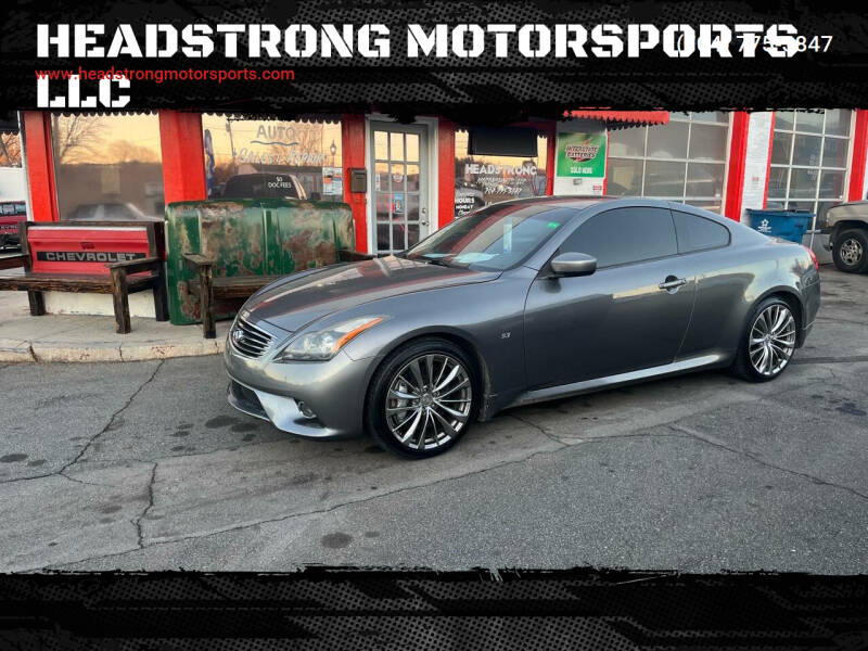 2014 Infiniti Q60 Coupe for sale at HEADSTRONG MOTORSPORTS LLC in Maiden NC