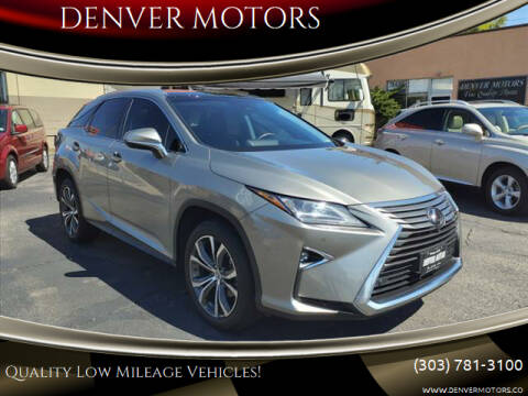 2017 Lexus RX 350 for sale at DENVER MOTORS in Englewood CO