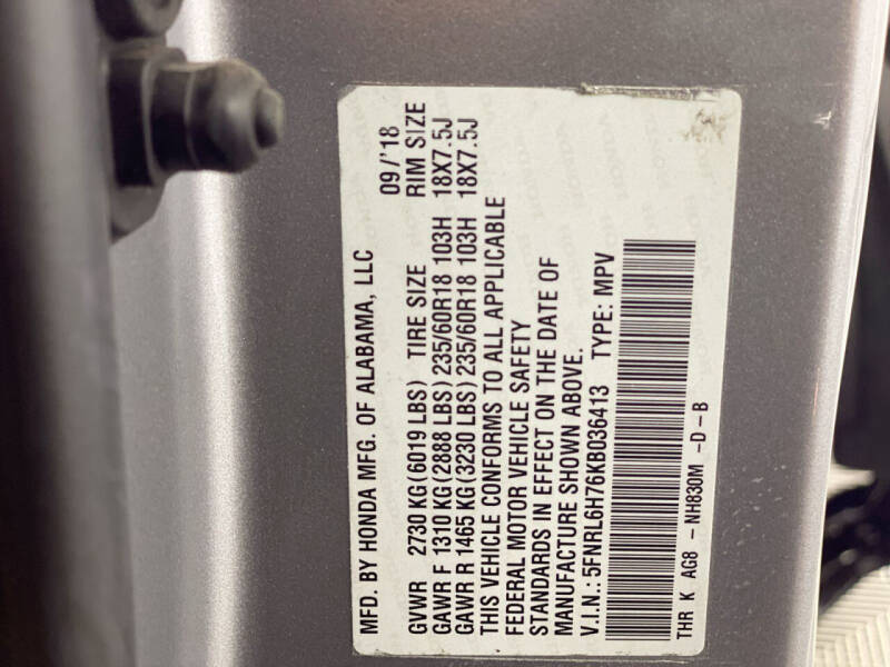 2019 Honda Odyssey EX-L