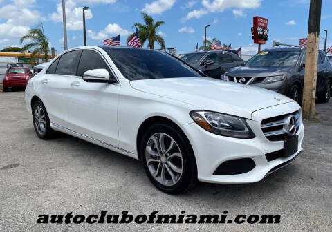 2016 Mercedes-Benz C-Class for sale at AUTO CLUB OF MIAMI, INC in Miami FL