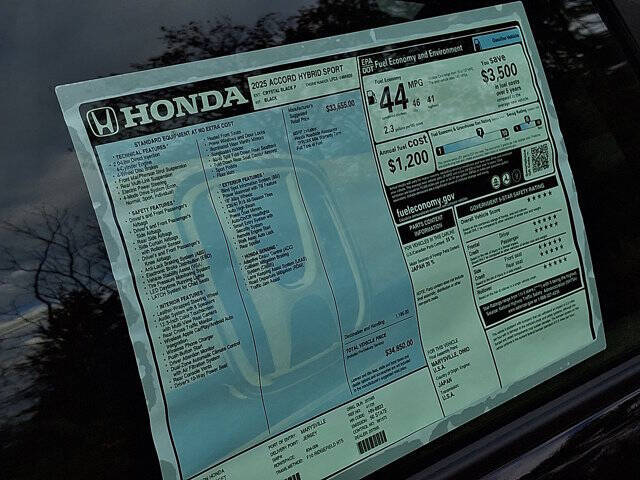 2025 Honda Accord Hybrid Sport