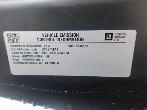 2017 Chevrolet Cruze LT Auto