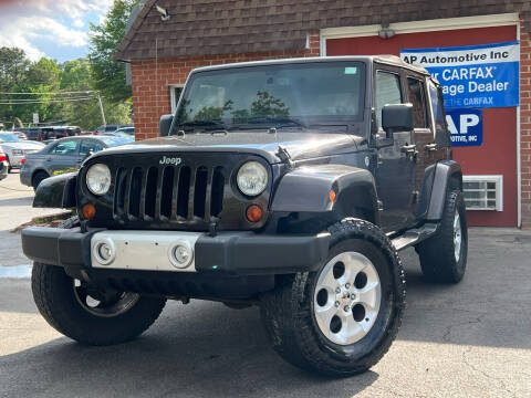 2013 Jeep Wrangler Unlimited for sale at AP Automotive in Cary NC