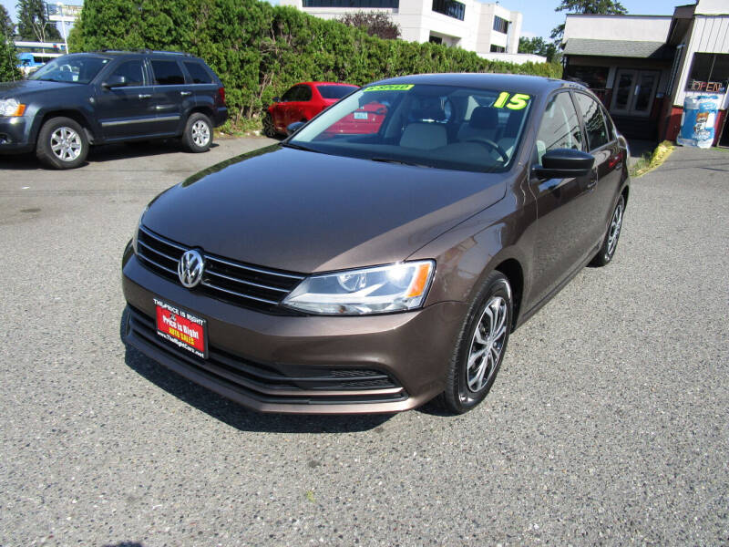2015 Volkswagen Jetta for sale in Lynnwood, WA