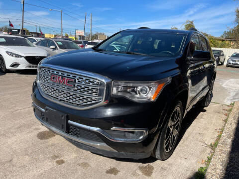2019 GMC Acadia for sale at Sam's Auto Sales in Houston TX