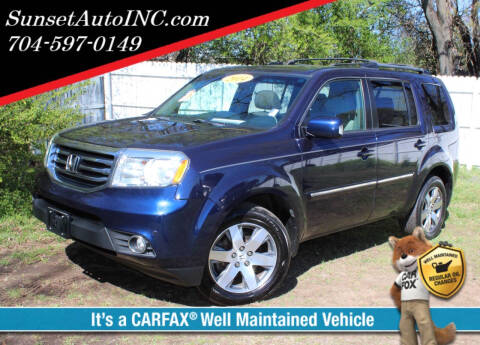 2014 Honda Pilot for sale at Sunset Auto in Charlotte NC