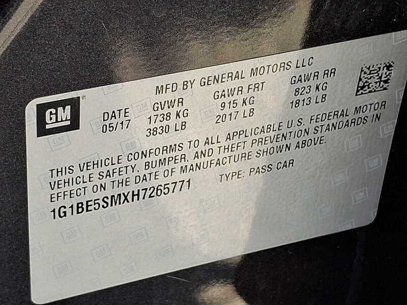 2017 Chevrolet Cruze LT Auto
