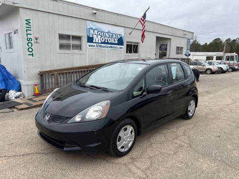 2013 Honda Fit for sale at Mountain Motors LLC in Spartanburg SC