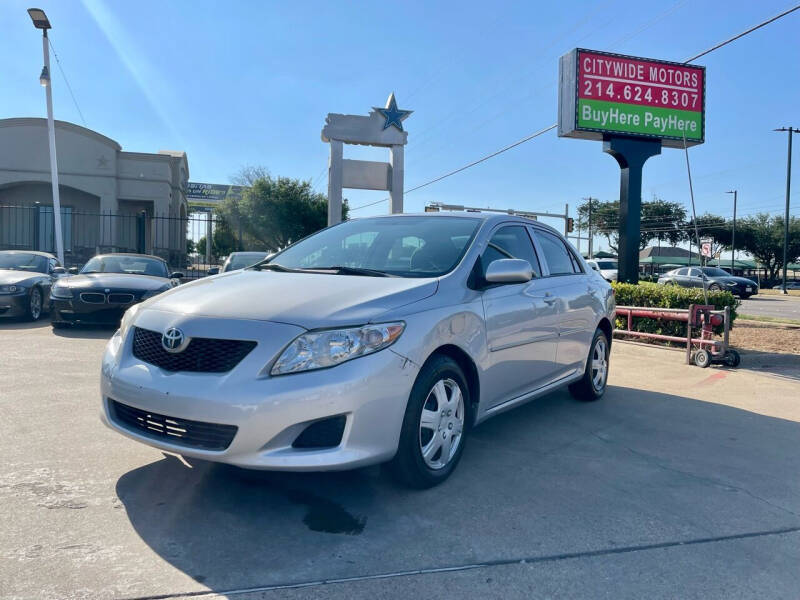 2010 Toyota Corolla for sale at CityWide Motors in Garland TX