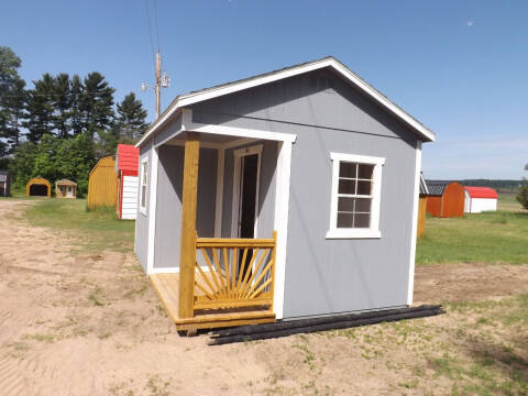 12 x 16 utility w/ side porch pkg