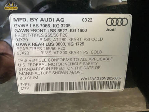 2022 Audi e-tron Sportback quattro Premium Plus S line