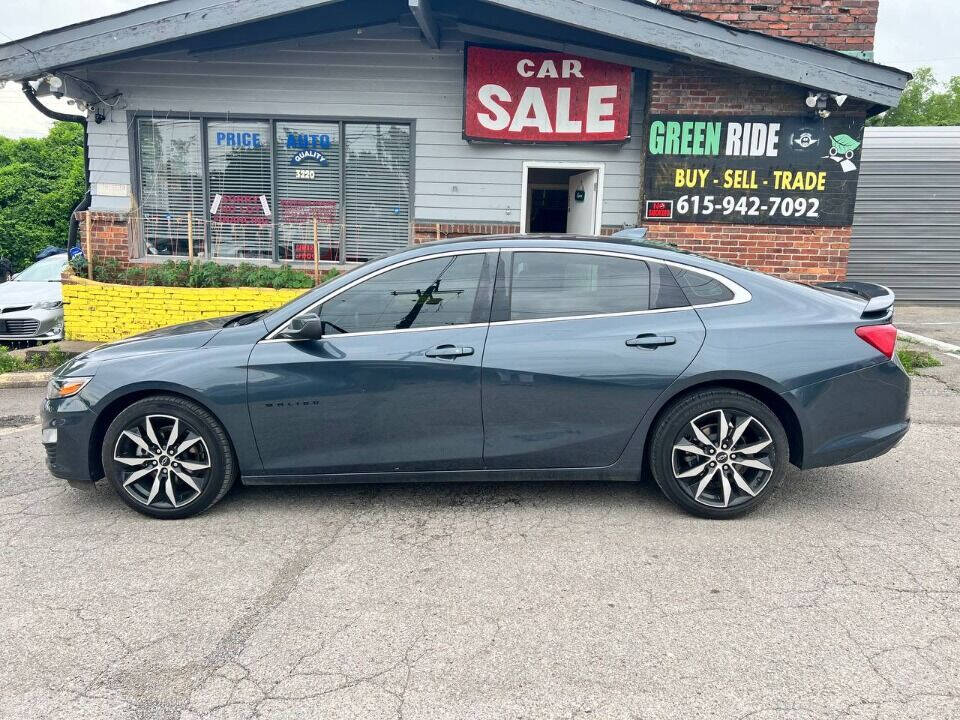 2020 Chevrolet Malibu for sale at Green Ride LLC in NASHVILLE, TN