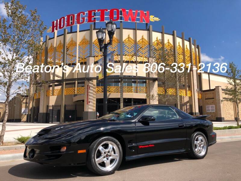 2002 Pontiac Firebird for sale at Beaton's Auto Sales in Amarillo TX