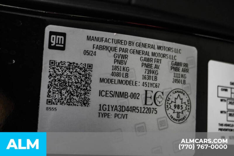 2024 Chevrolet Corvette Stingray