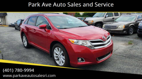 2015 Toyota Venza for sale at Park Ave Auto Sales and Service in Cranston RI