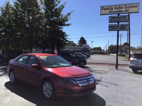 2010 Ford Fusion for sale at FAMILY AUTO CENTER in Greenville NC