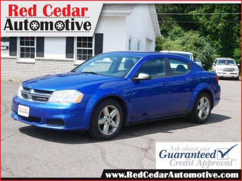 2012 Dodge Avenger for sale at Red Cedar Automotive in Menomonie WI