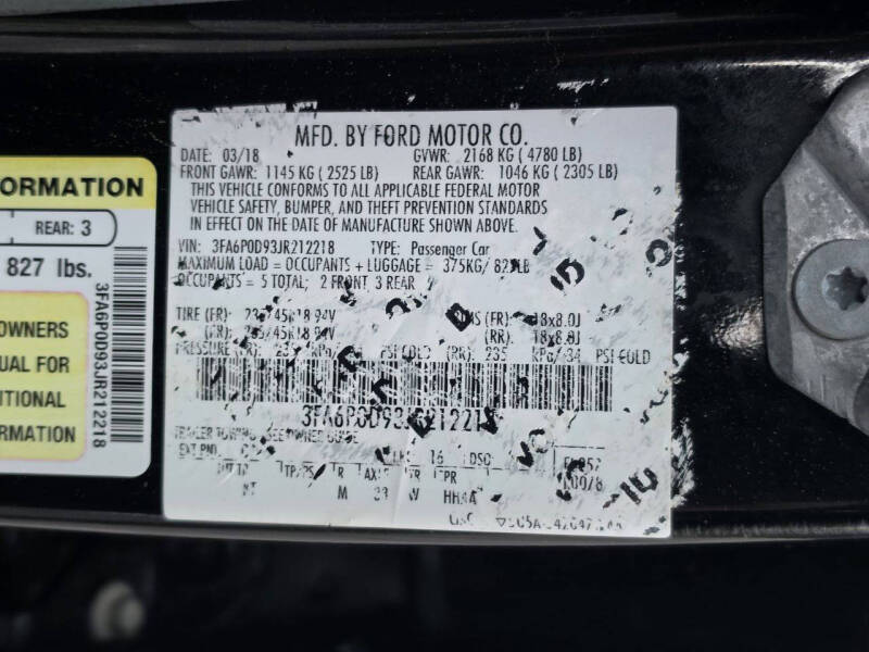 2018 Ford Fusion Titanium