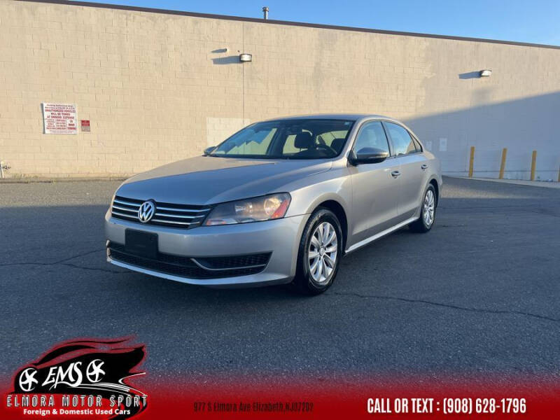 2012 Volkswagen Passat for sale at Elmora Motor Sport in Elizabeth NJ