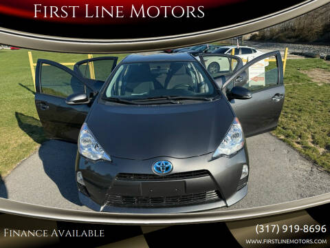 2012 Toyota Prius c for sale at First Line Motors in Brownsburg IN
