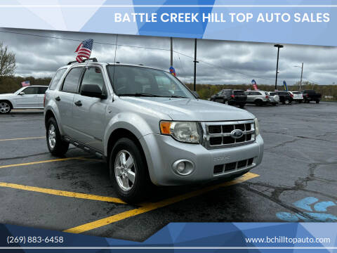 2008 Ford Escape for sale at Battle Creek Hill Top Auto Sales in Battle Creek MI