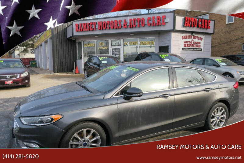 2017 Ford Fusion for sale at Ramsey Motors & Auto Care in Milwaukee WI