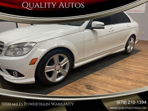 2010 Mercedes-Benz C-Class for sale at Quality Autos in Marietta GA