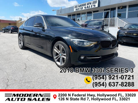 2018 BMW 3 Series for sale at Modern Auto Sales in Hollywood FL