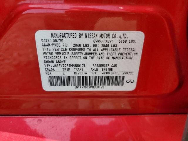 2021 Infiniti Q50 Red Sport 400