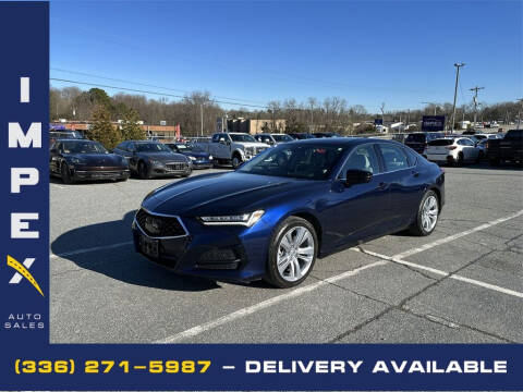 2021 Acura TLX for sale at Impex Auto Sales in Greensboro NC