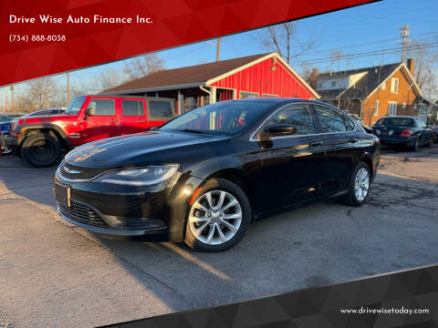 2016 Chrysler 200 for sale at Drive Wise Auto Finance Inc. in Wayne MI