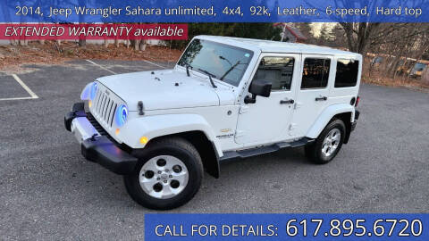 2014 Jeep Wrangler Unlimited for sale at Carlot Express in Stow MA