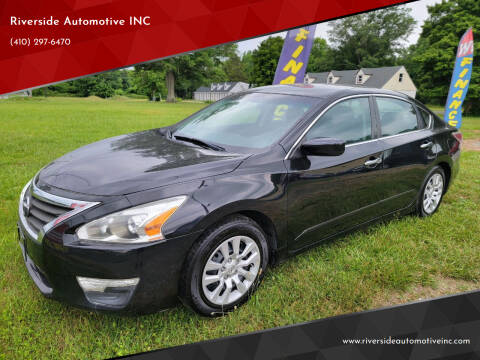 2015 Nissan Altima for sale at Riverside Automotive INC in Aberdeen MD